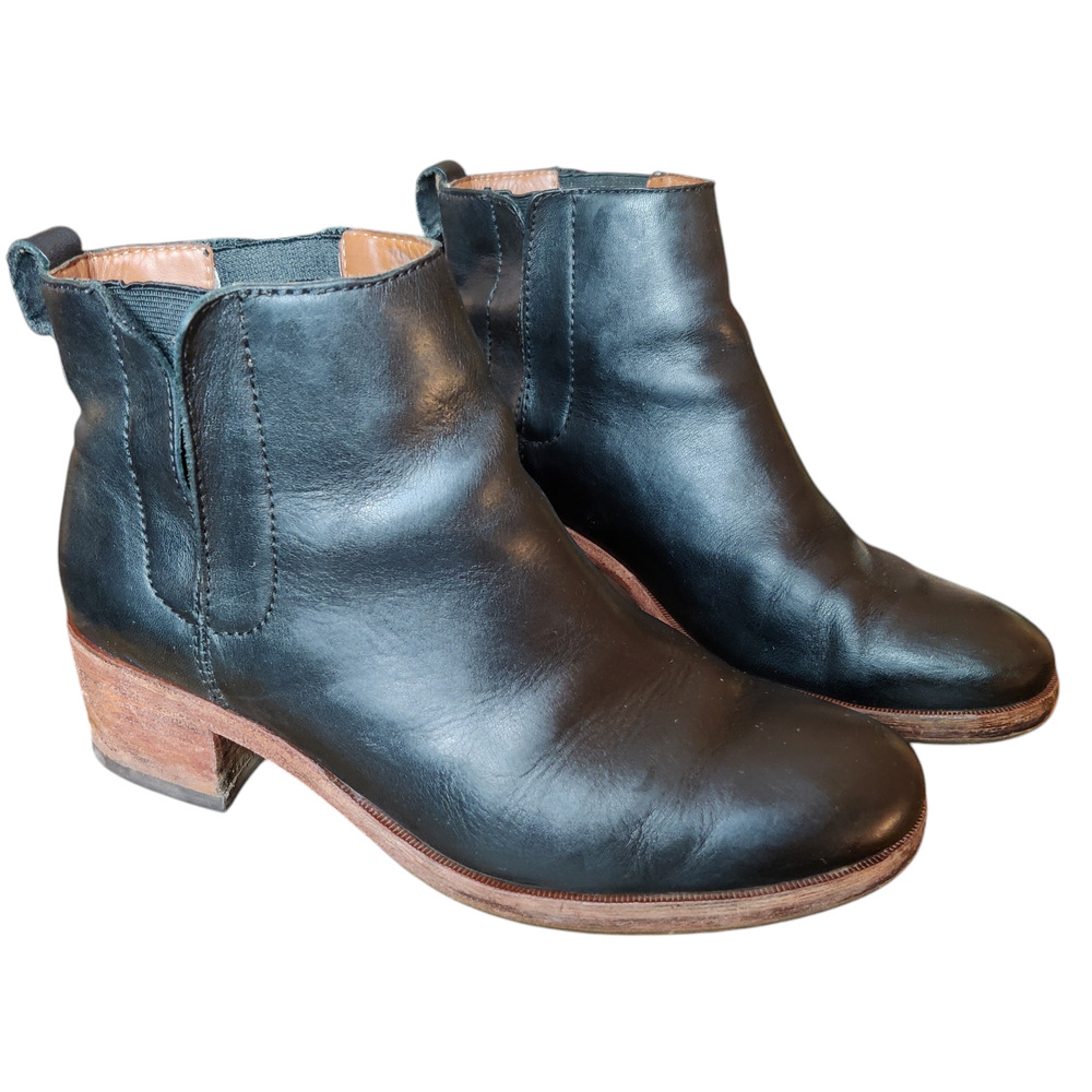 Kork-Ease Black Ankle Boots